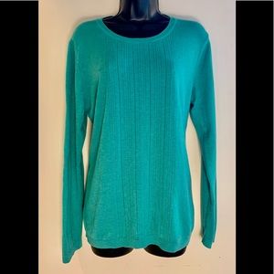 Banana Republic green crew neck sweater XL